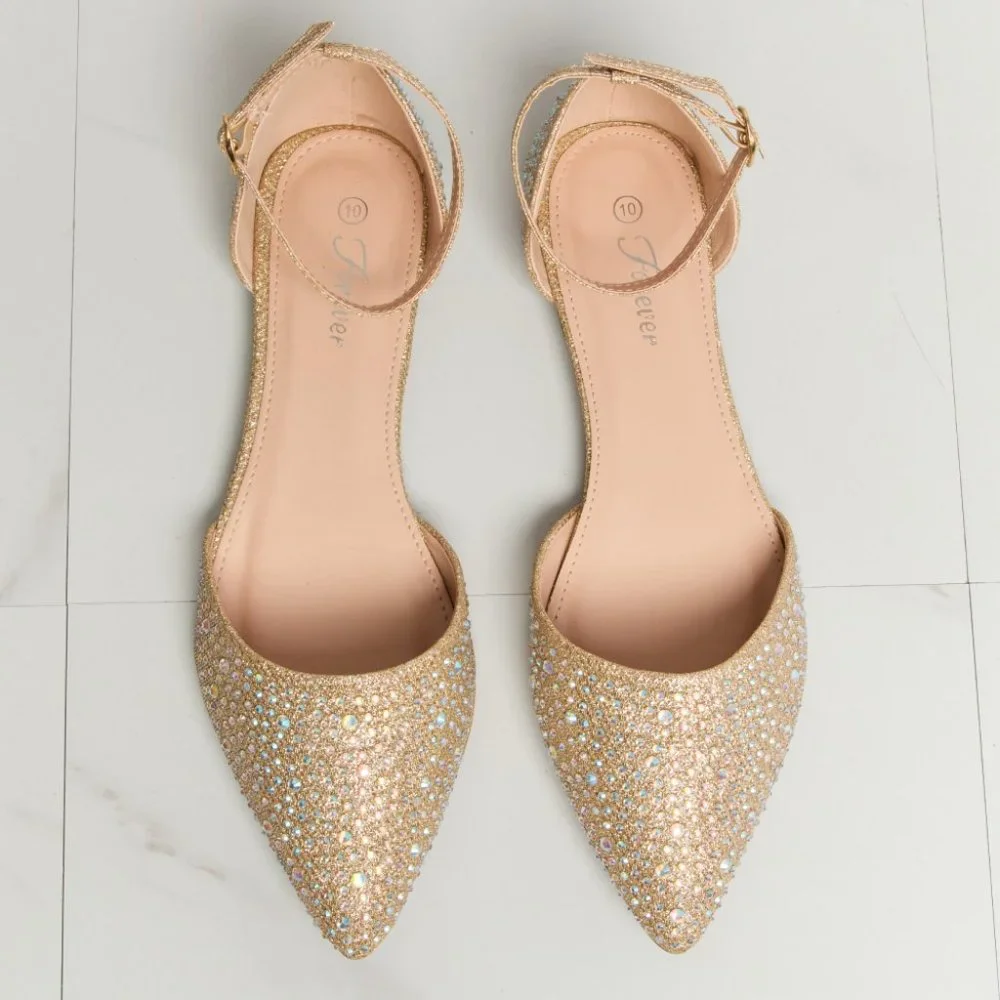 Forever Link Rhinestone Flats - Picture 6 of 7